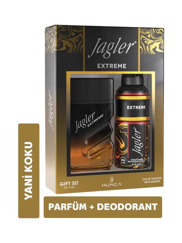 Jagler Erkek Parfüm Seti Extreme 90Ml Edt+150Ml Deo