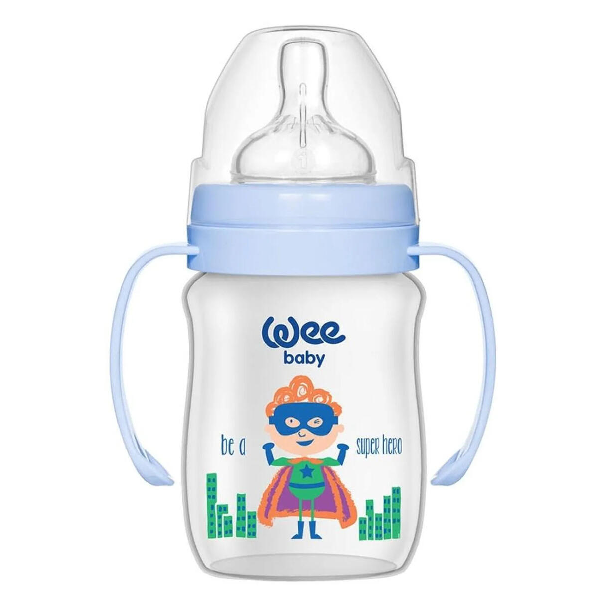 Wee Baby Biberon Geniş Ağızlı Kulplu PP 150ML RB137