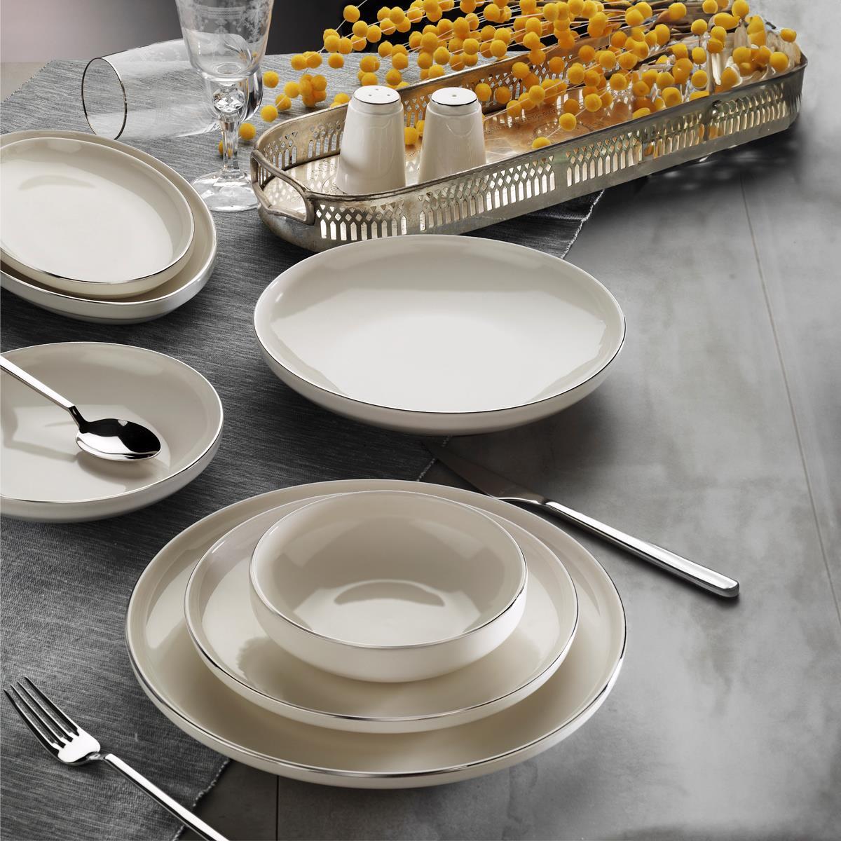 Aryıldız Yemek Takımı 30P Acoustıc Silver Ar4038154