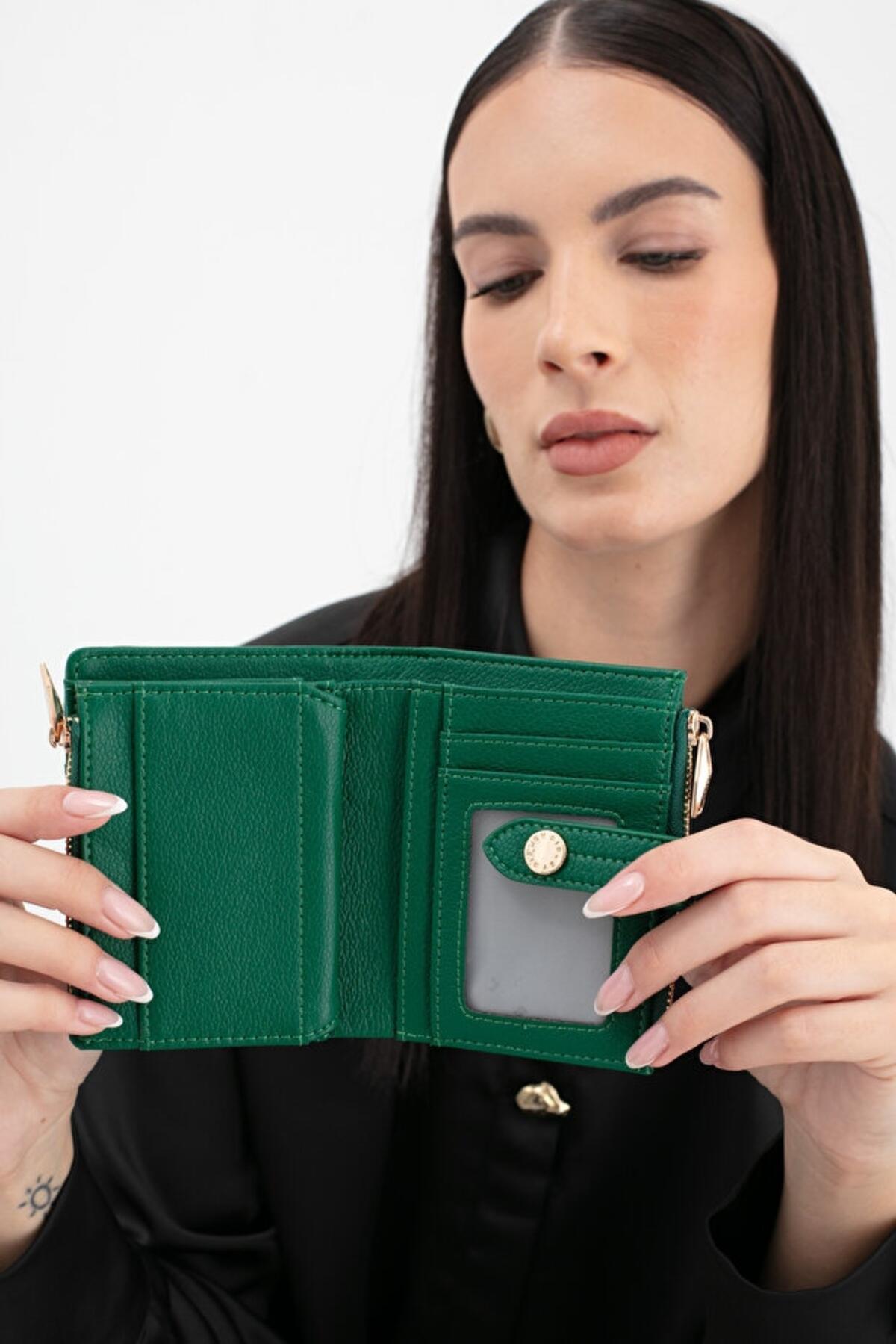 Sisley Kadın Cüzdan SLY_258 Yeşil