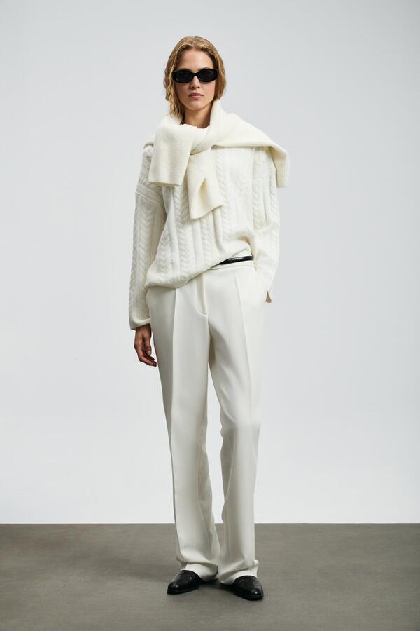 Lufıan Kadın Kazak Mıra 122090040 Krem