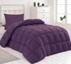 Merinos Yorgan Fashion Micro 195*215 Zigzag Mürdüm