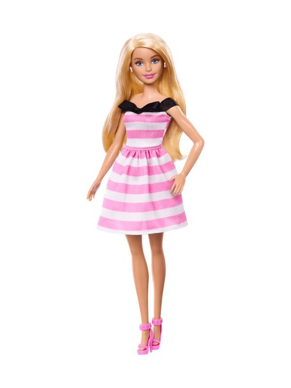 Barbie 65.Yıl Özel Pembe Elbiseli Bebek MTL-HTH66