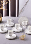 Aryıldız Kahve Fincan Tk 6Lı Margaux 153AR265390 Platın