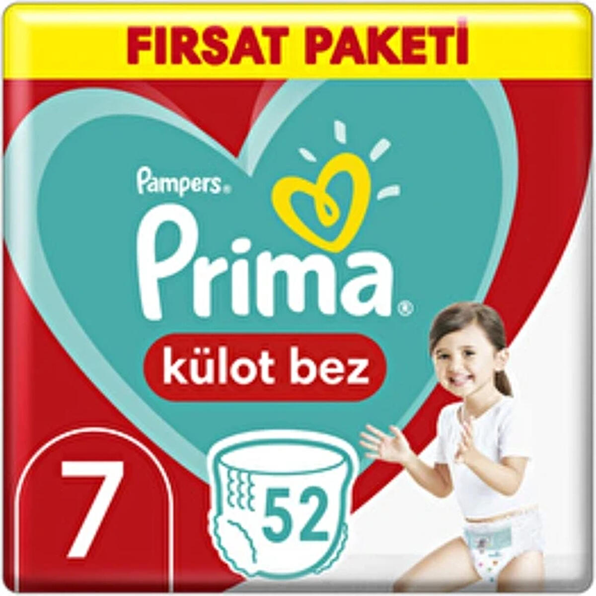Prima Külot Bez Pants Büyük Beden Fırsat Paketi 52Li