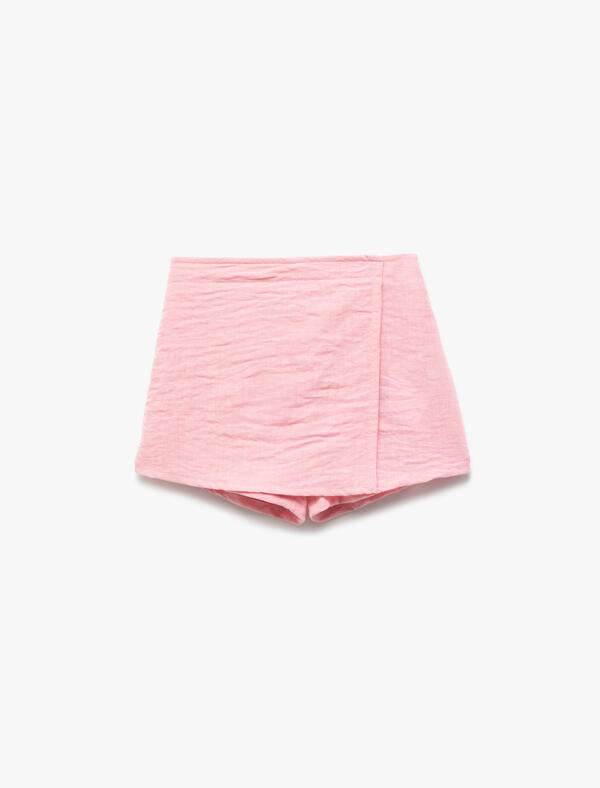 Koton Şort Etek Kız Bebek 5SMG40044AW Pembe