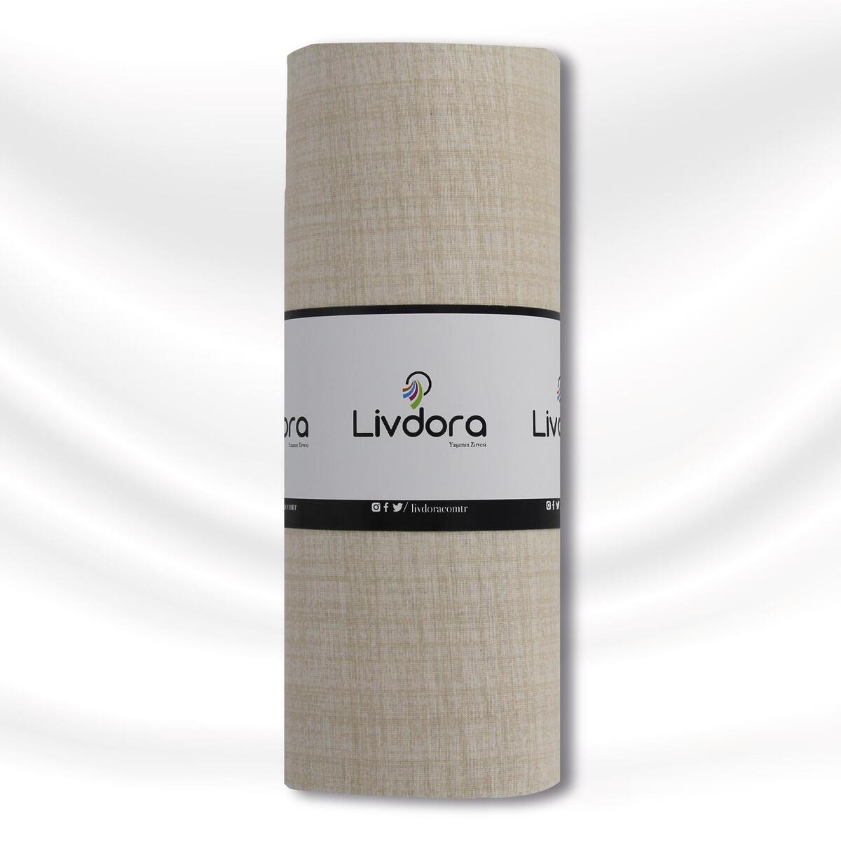 Livdora Fitted Çarşaf Clean 180*200 Krem