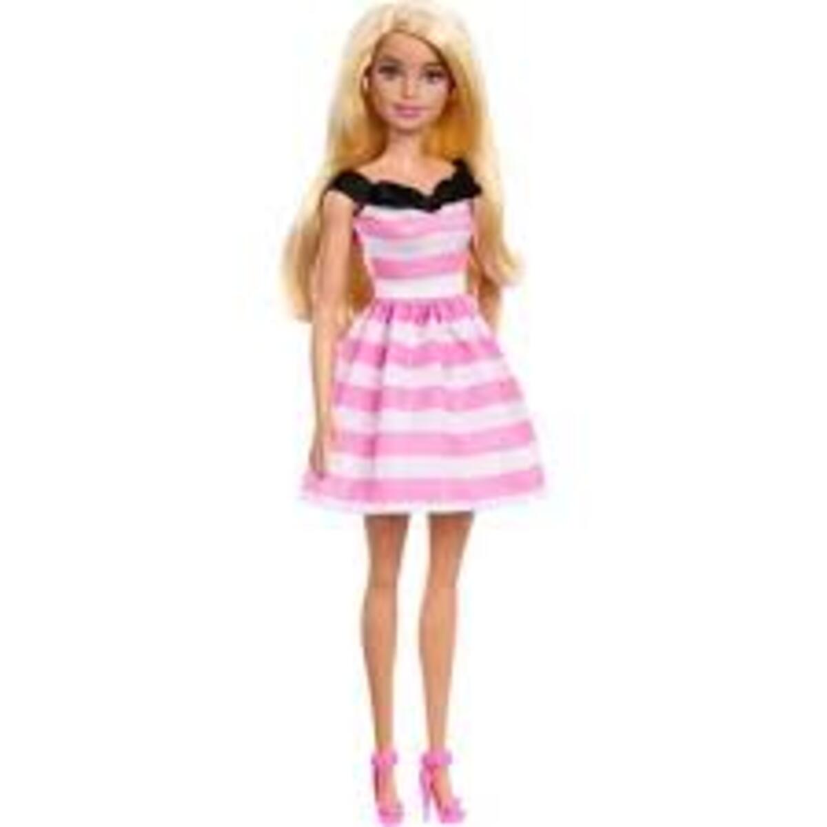 Barbie 65.Yıl Özel Pembe Elbiseli Bebek MTL-HTH66