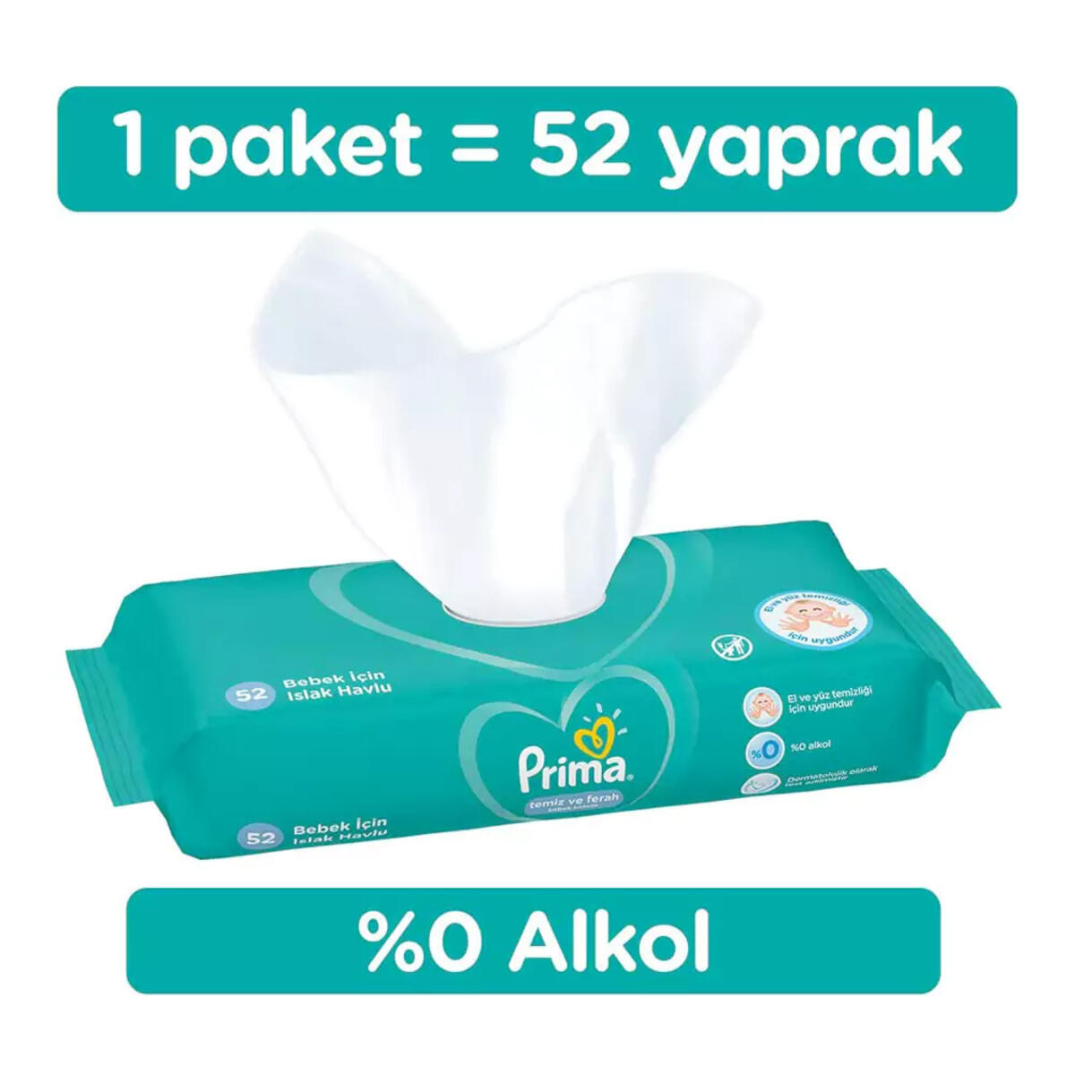 Prima Islak Havlu Fresh 52 Yaprak