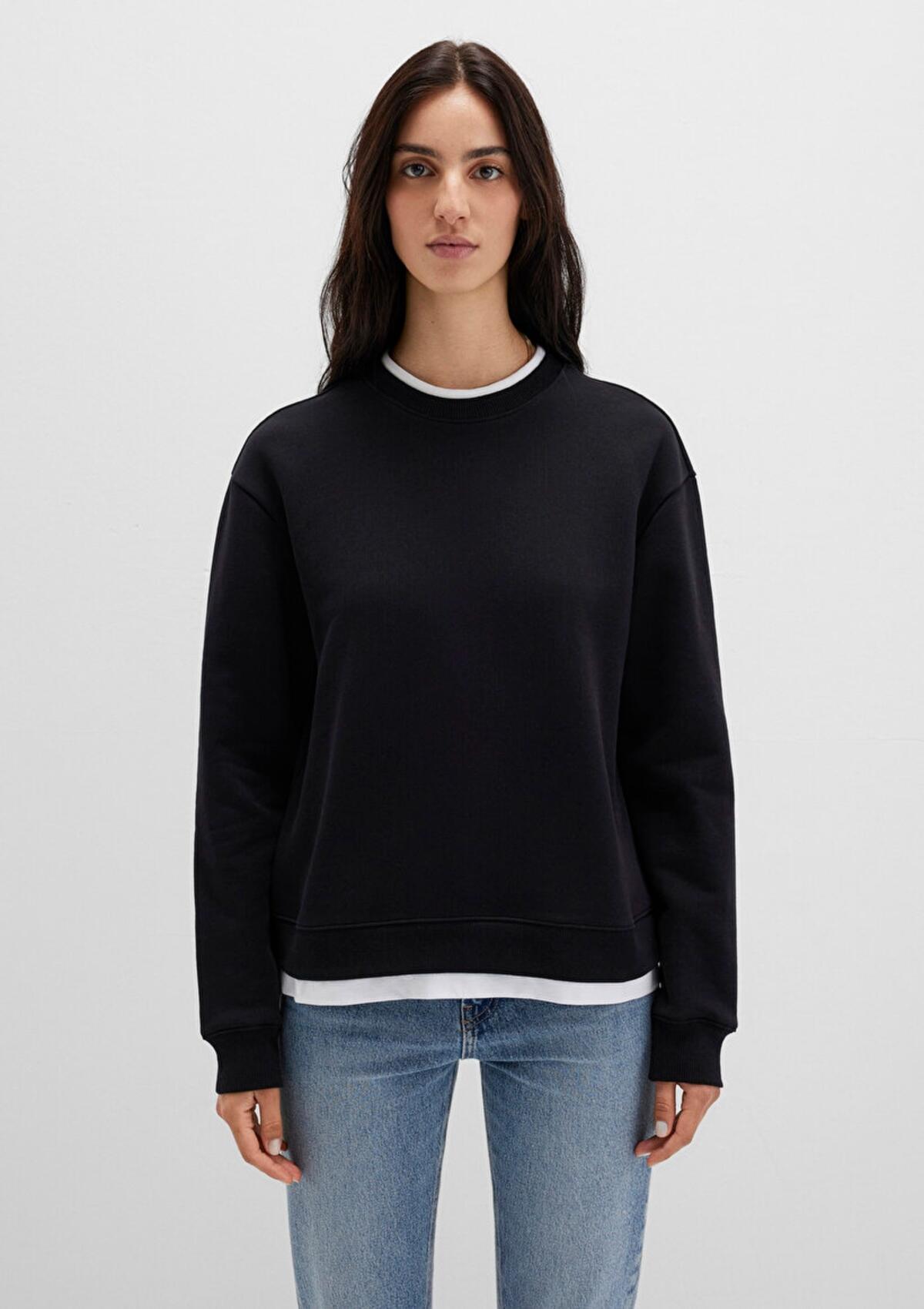Mavi Sweatshirt M1S10435-900 Siyah