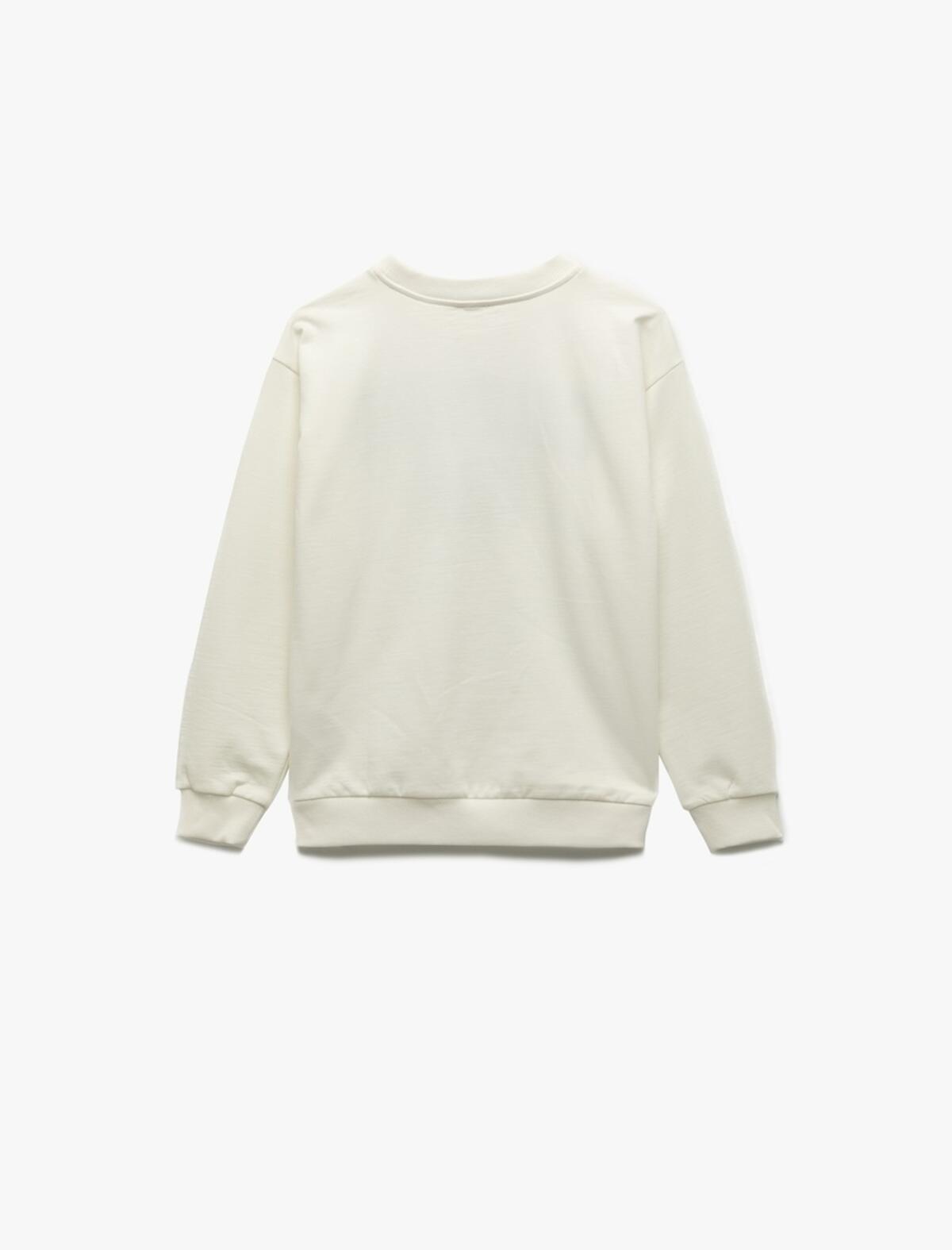 Koton Sweatshirt Erkek Çocuk 6WKB10138TK Ekru