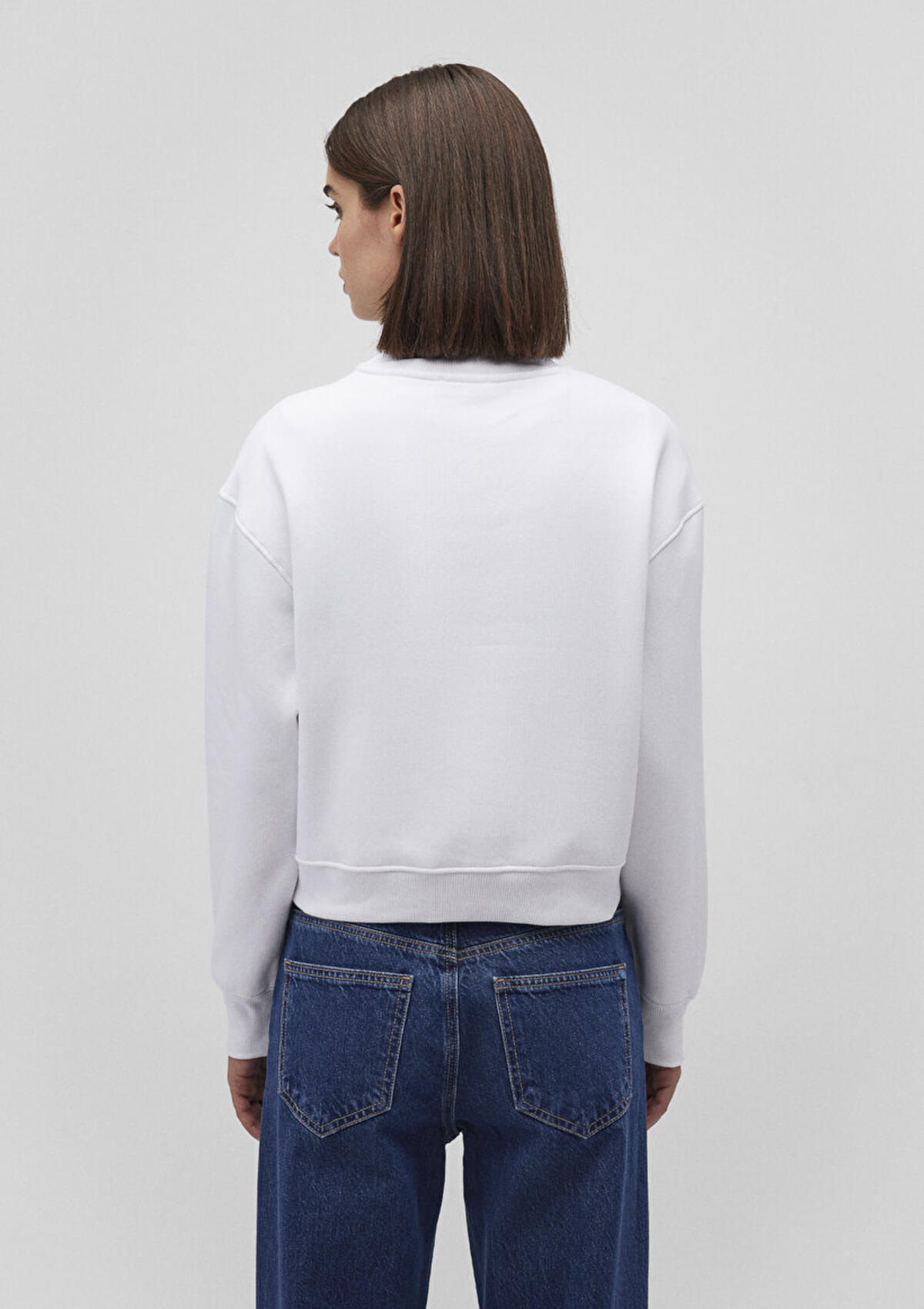 Mavi Sweatshirt M1611601-620 Beyaz