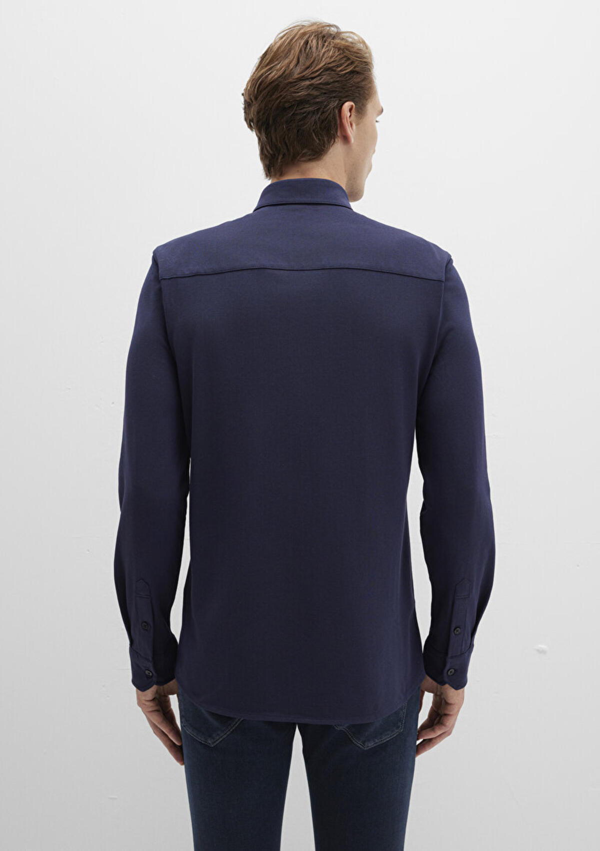 Mavi Gömlek Uzun Kol M0211660-86415 S