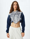 Koton Sweatshirt 5WAL10178IK Lacivert