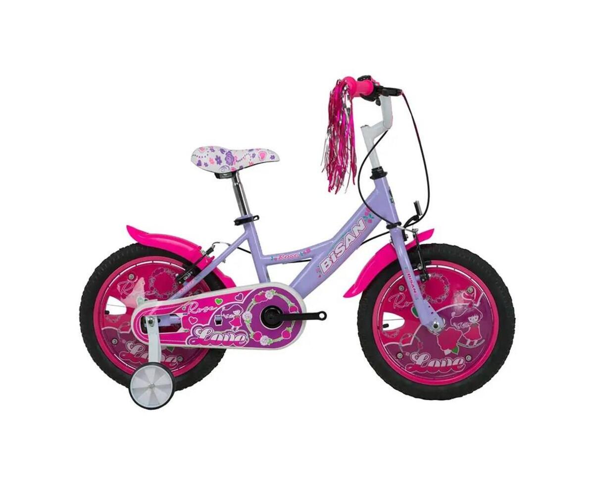 Bisan Bisiklet Rose (16") Metalik Lila-Pembe