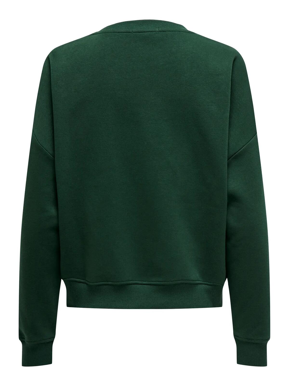 Only Sweatshirt 15254183 Koyu Yeşil