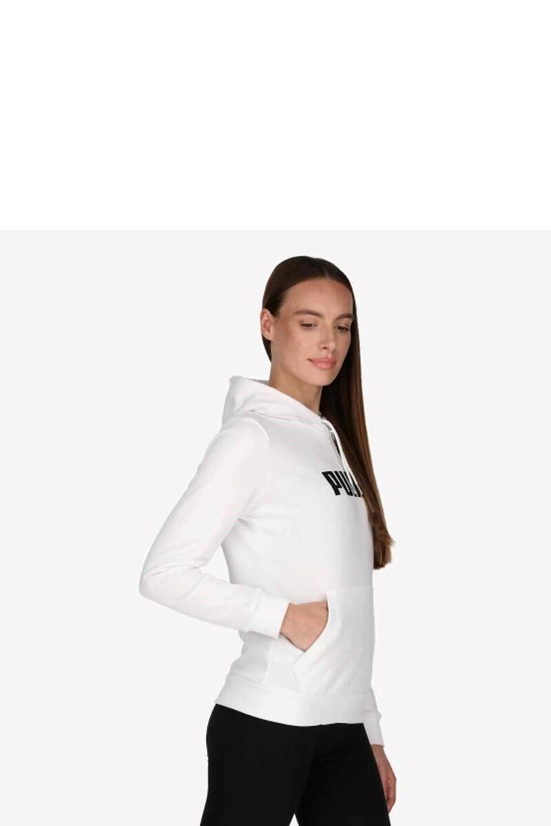 Puma Hoodie Ess Logo Tr 586791_02 Beyaz (Dy)