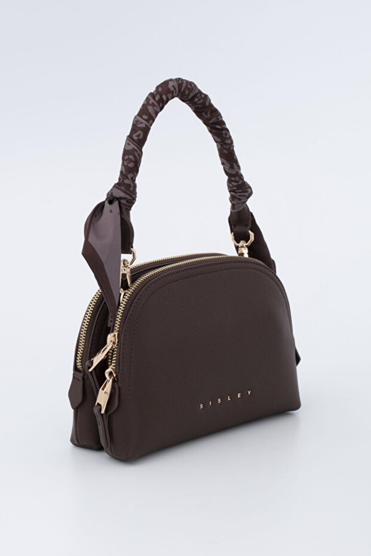 Sisley Kadın Kol Çantası SLY_277 Kahve-Bordo