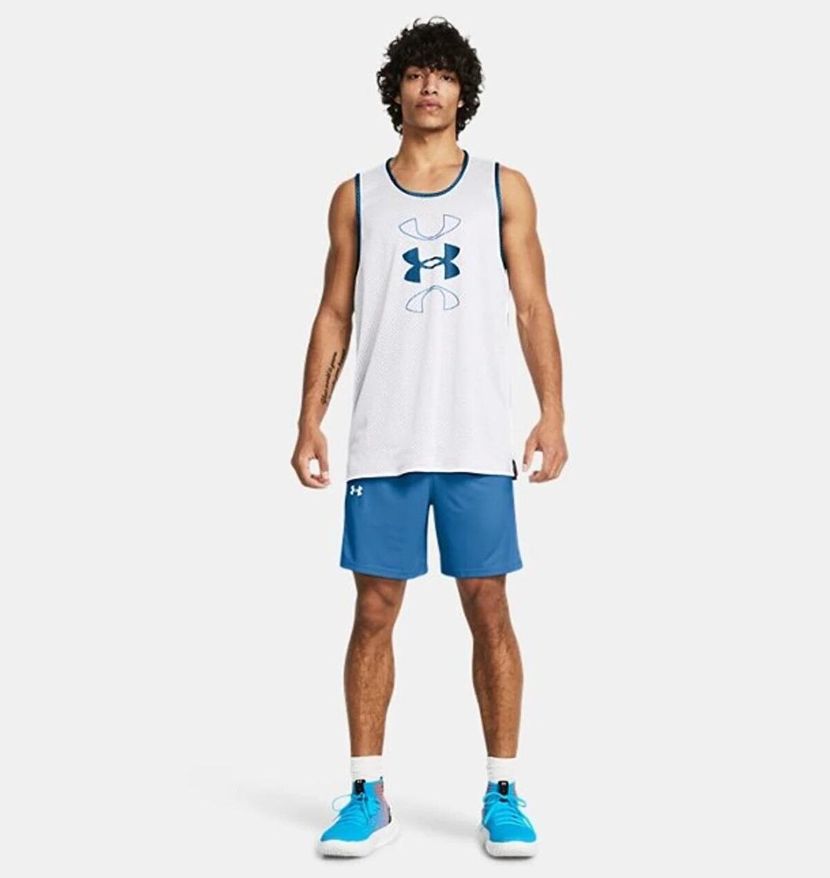 Under Armour Ua Baseline Short 1383389-444 Mavi