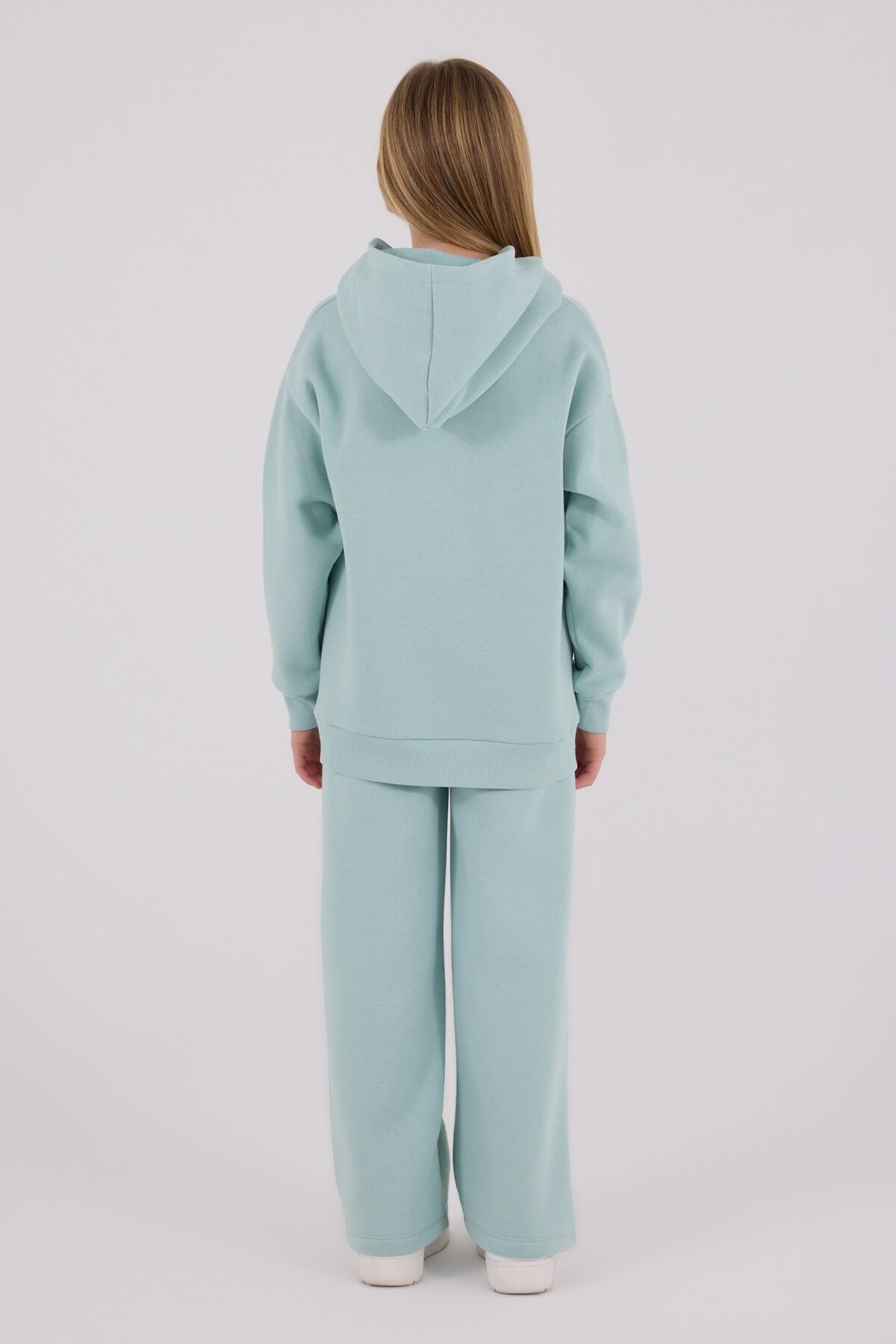 Rolypoly Eşofman Takımı Kız Çocuk RP3692-2 Su Yeşili