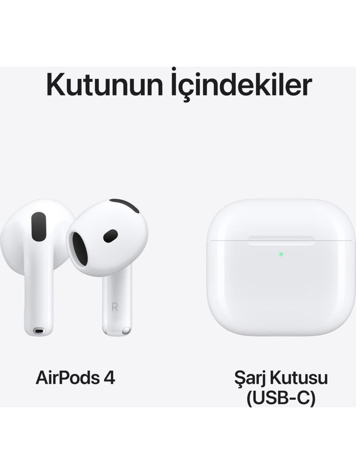 Apple Airpods 4.Nesil ve Şarj Kutusu MXP63TU/A