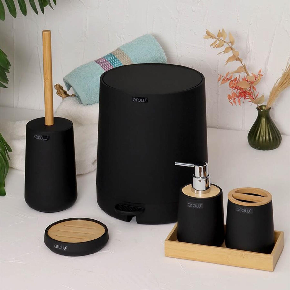 Arow Banyo Seti Akrilik 6 Lı Tr-3725