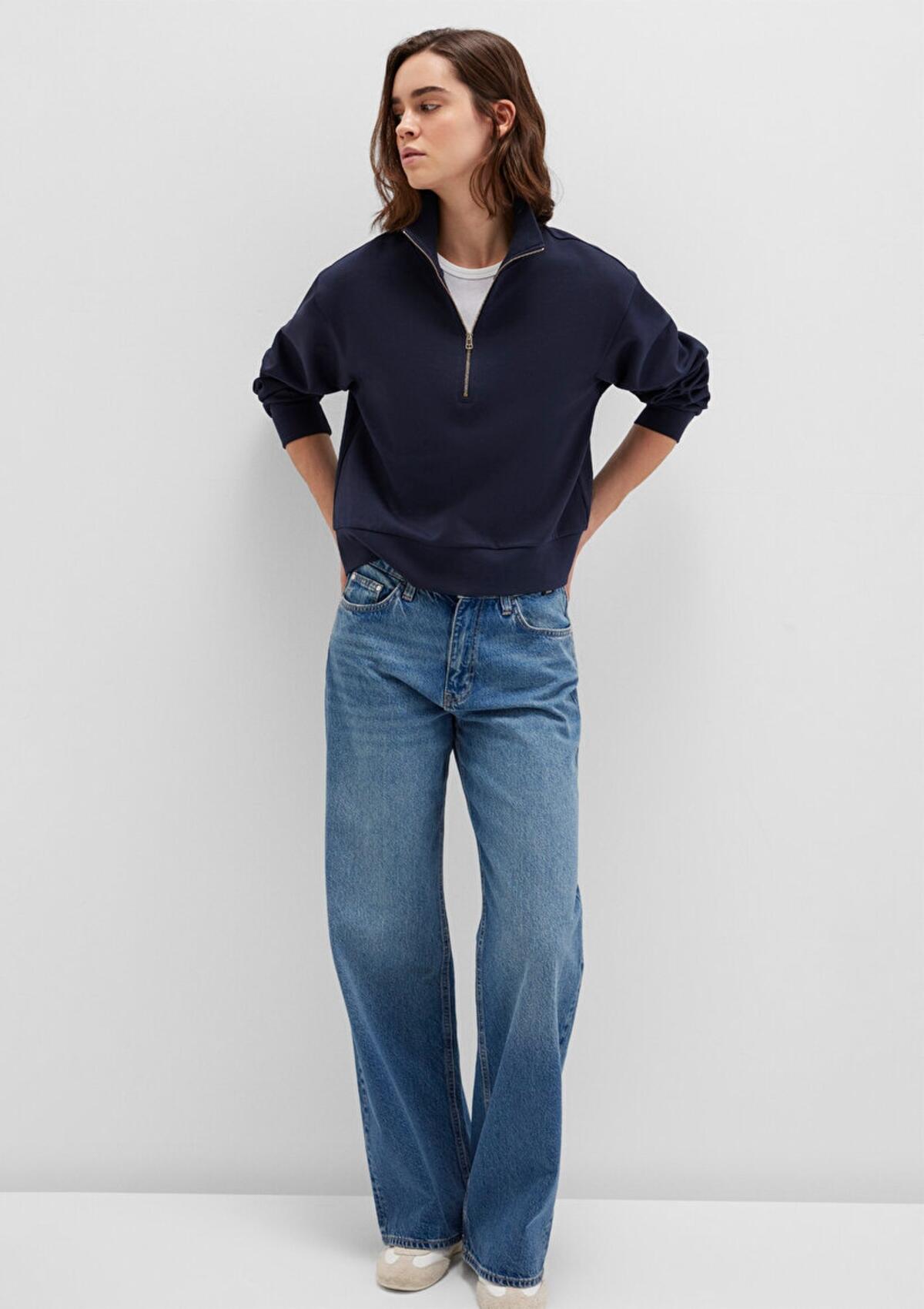 Mavi Sweatshirt M1S10357-82318 Lacivert