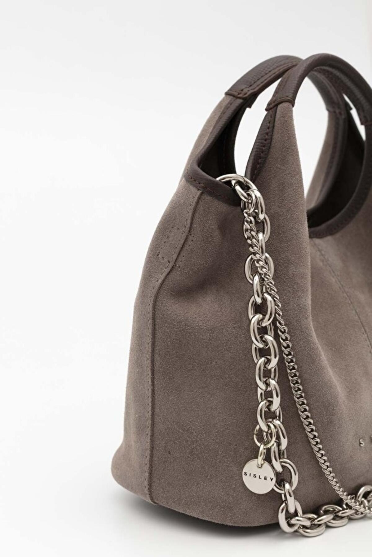 Sisley Kadın Kol Çantası SLY_299 Taş-Kahve