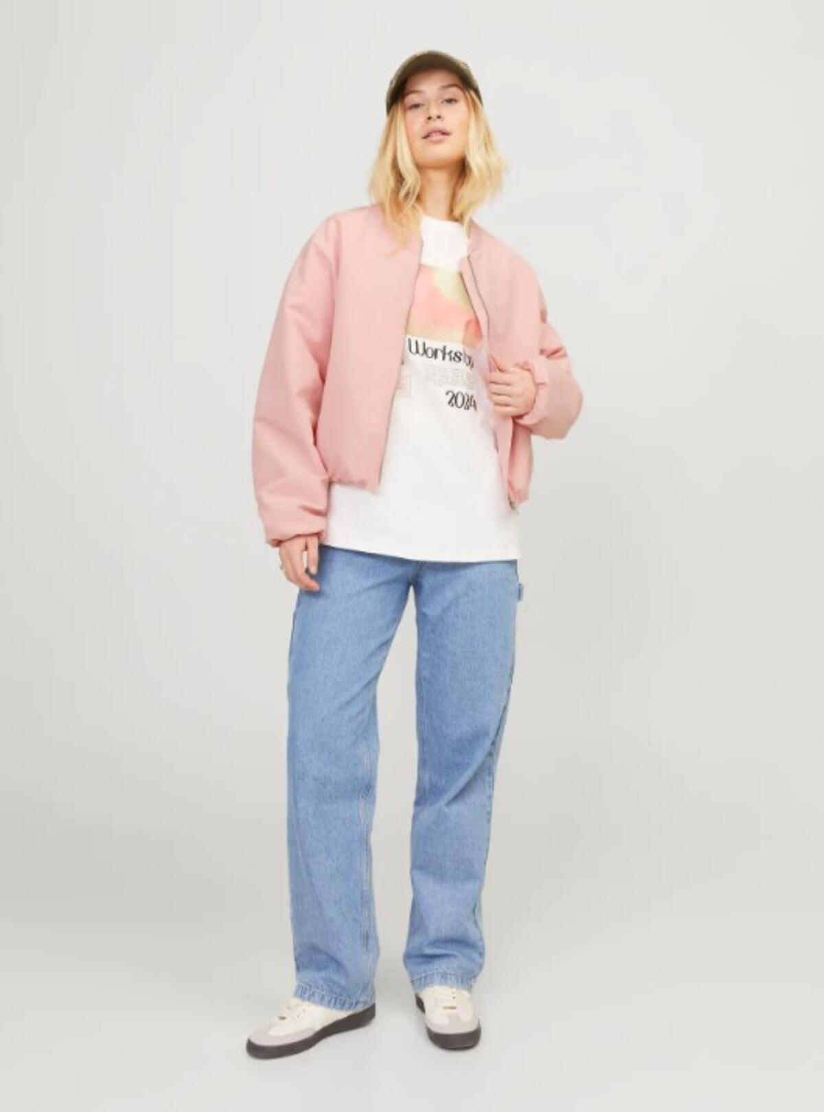 Jjxx Ceket Bomber 12253330 Pembe