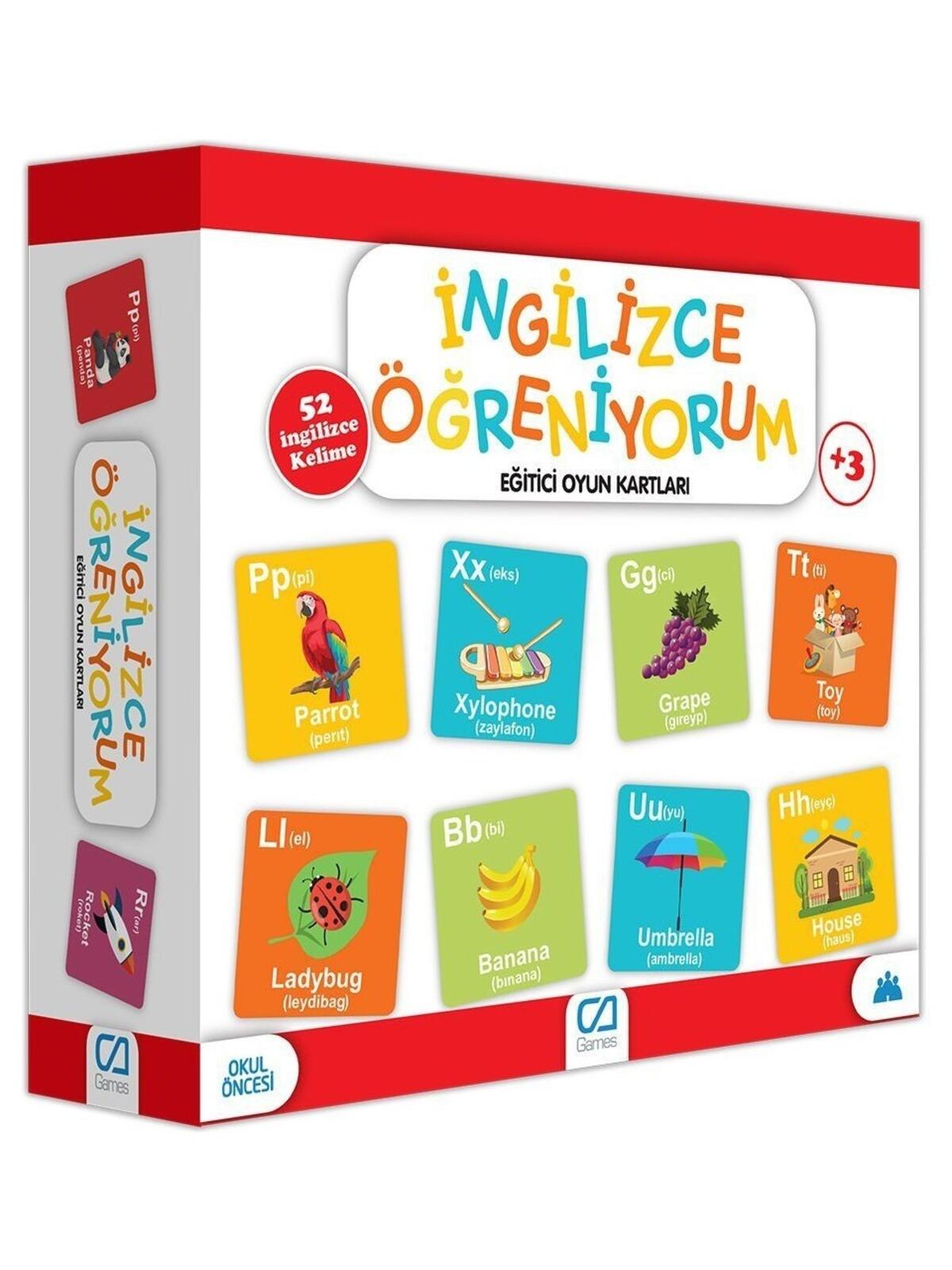 Ca Games Eğitici Kartlar İngilizce Öğreniyorum CA-5044
