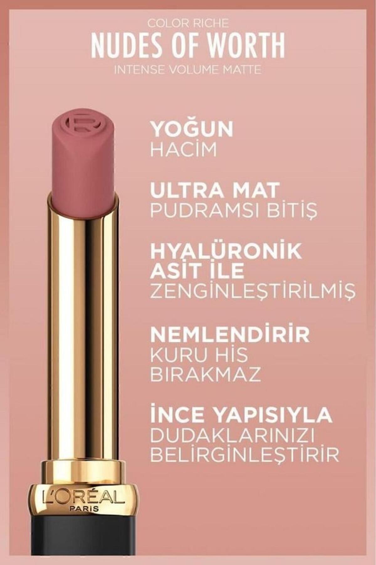 Loreal Paris Ruj Color Riche İntense Volume Mat No:570