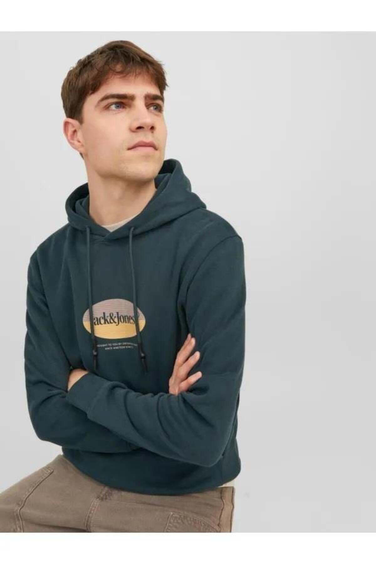Jack&Jones Sweatshirt 12242197 Koyu Yeşil