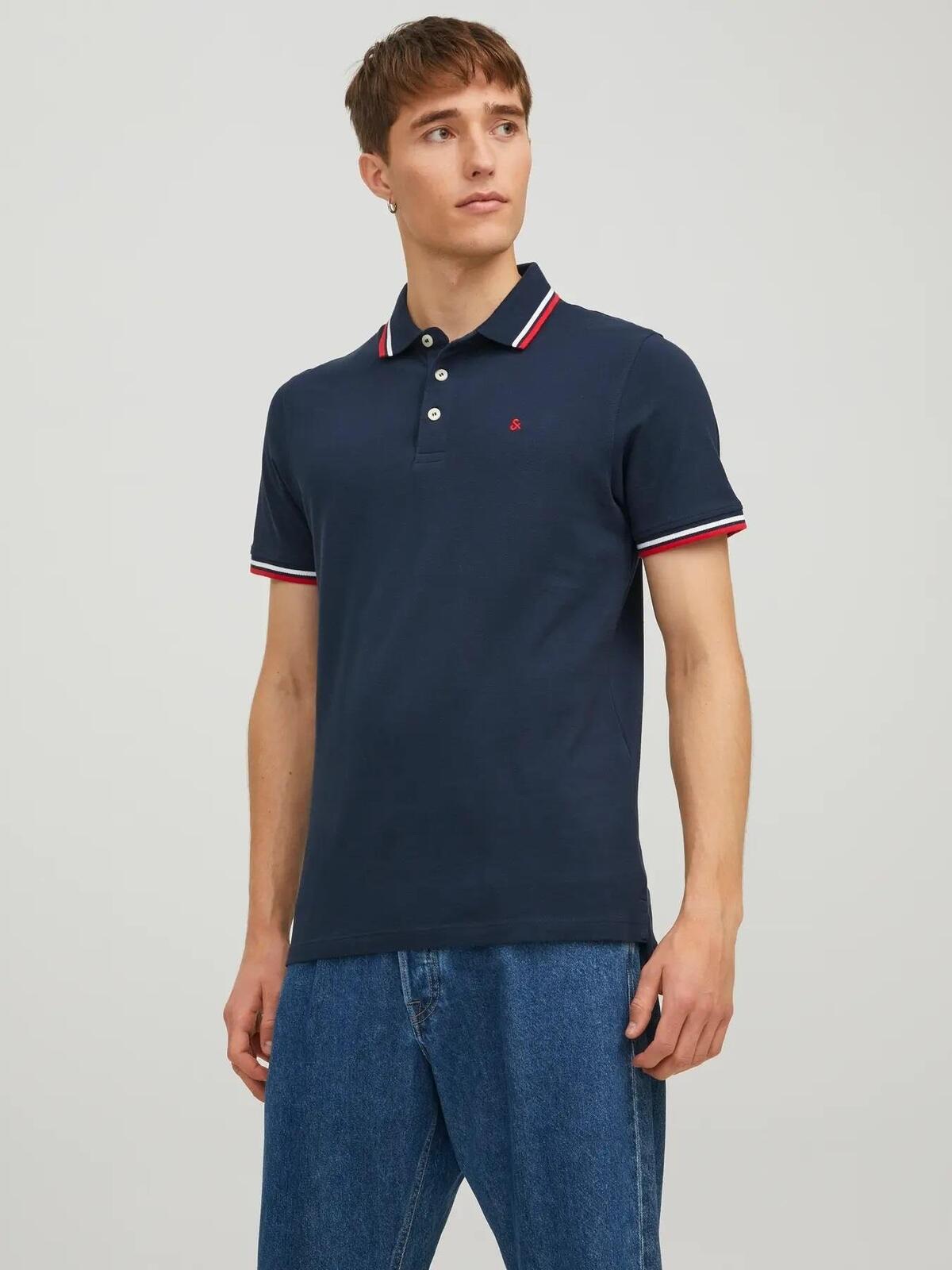 Jack&Jones Tişört 12136668 Koyu Lacivert