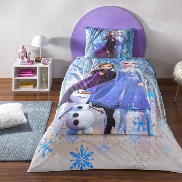 Taç Nevresim Takımı Tek Kişilik Lisanlı Frozen Wınter