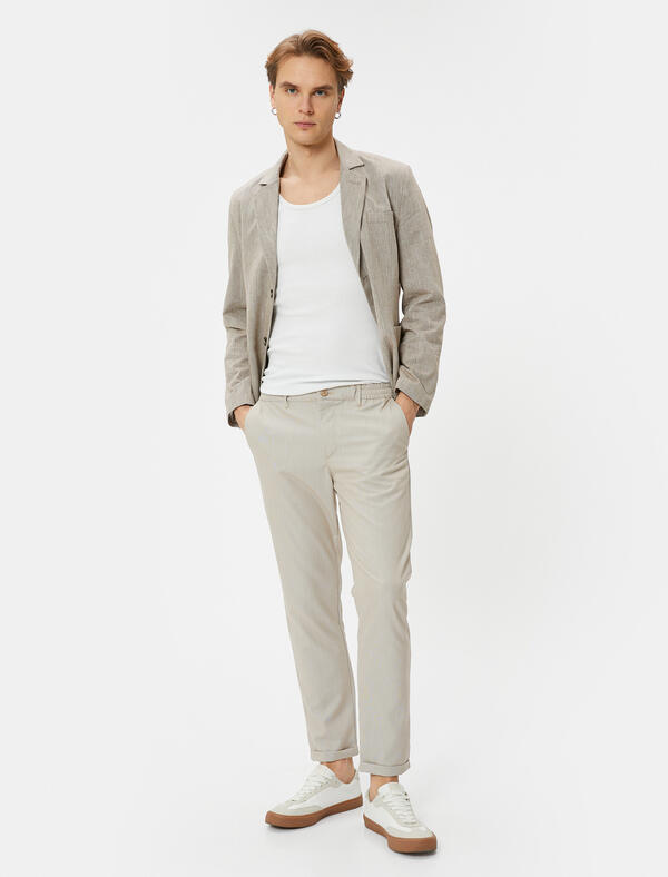 Koton Pantolon 4SAM40014HW Bej