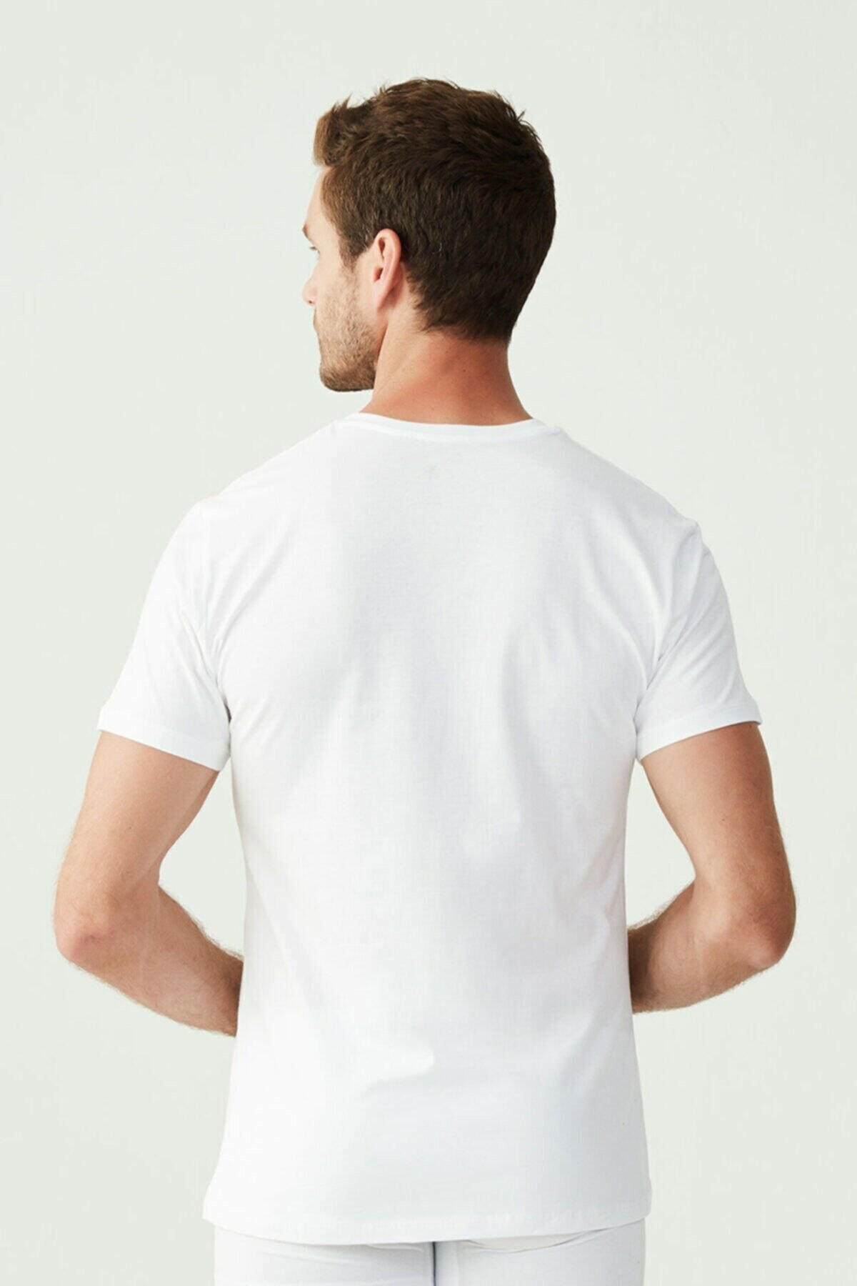 U.S Polo Assn. Erkek Tişört 2Li 80197 Beyaz