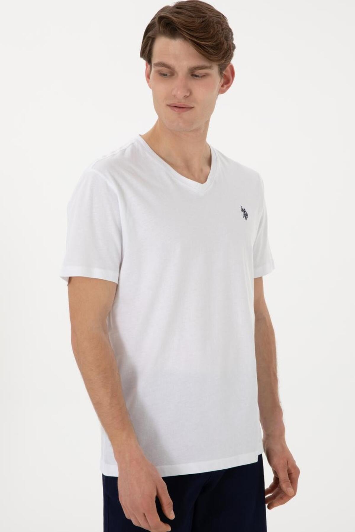 U.S Polo Assn. Tişört 2084594 G081GL011 Beyaz