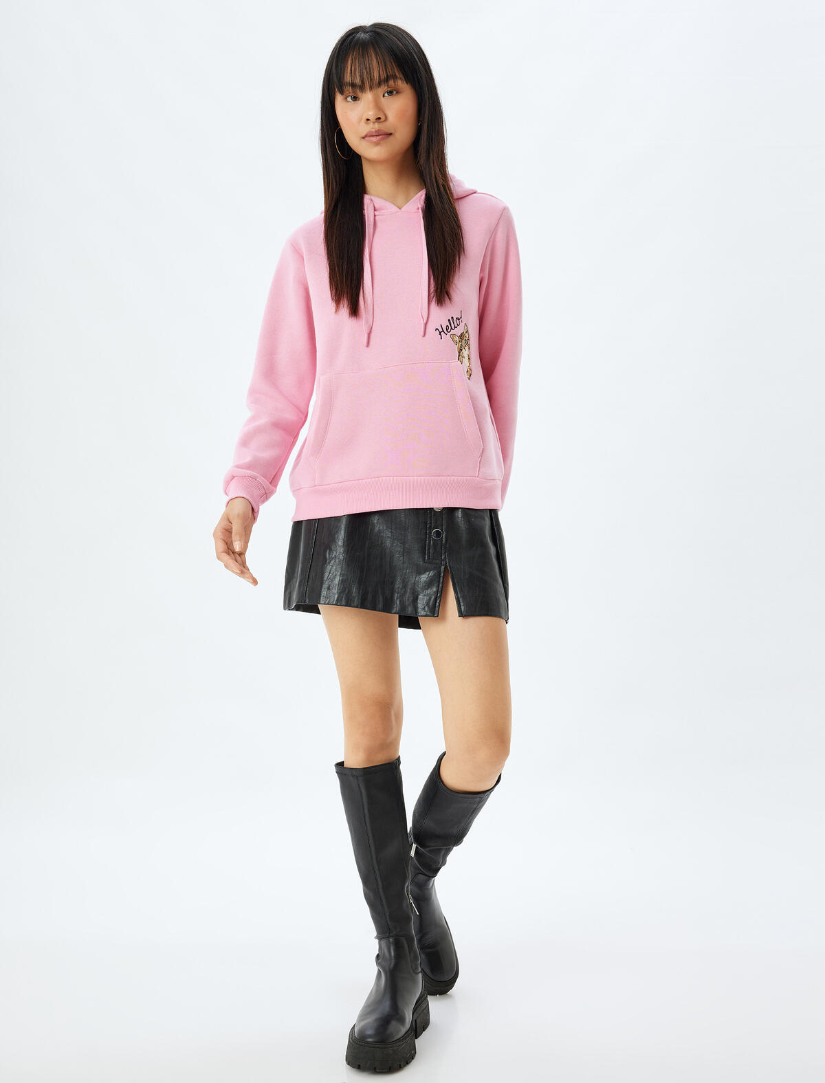 Koton Sweatshirt 5WAL10207IK Pembe