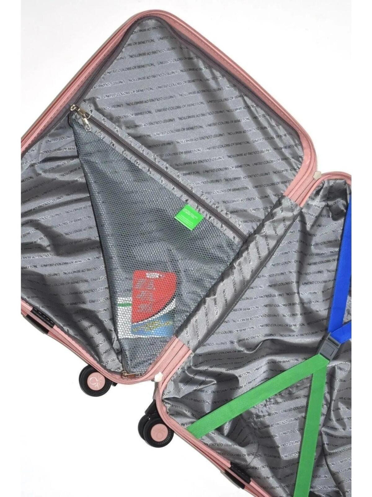 United Colors Of Benetton Valiz BNT2000-01 Rose Büyük Boy