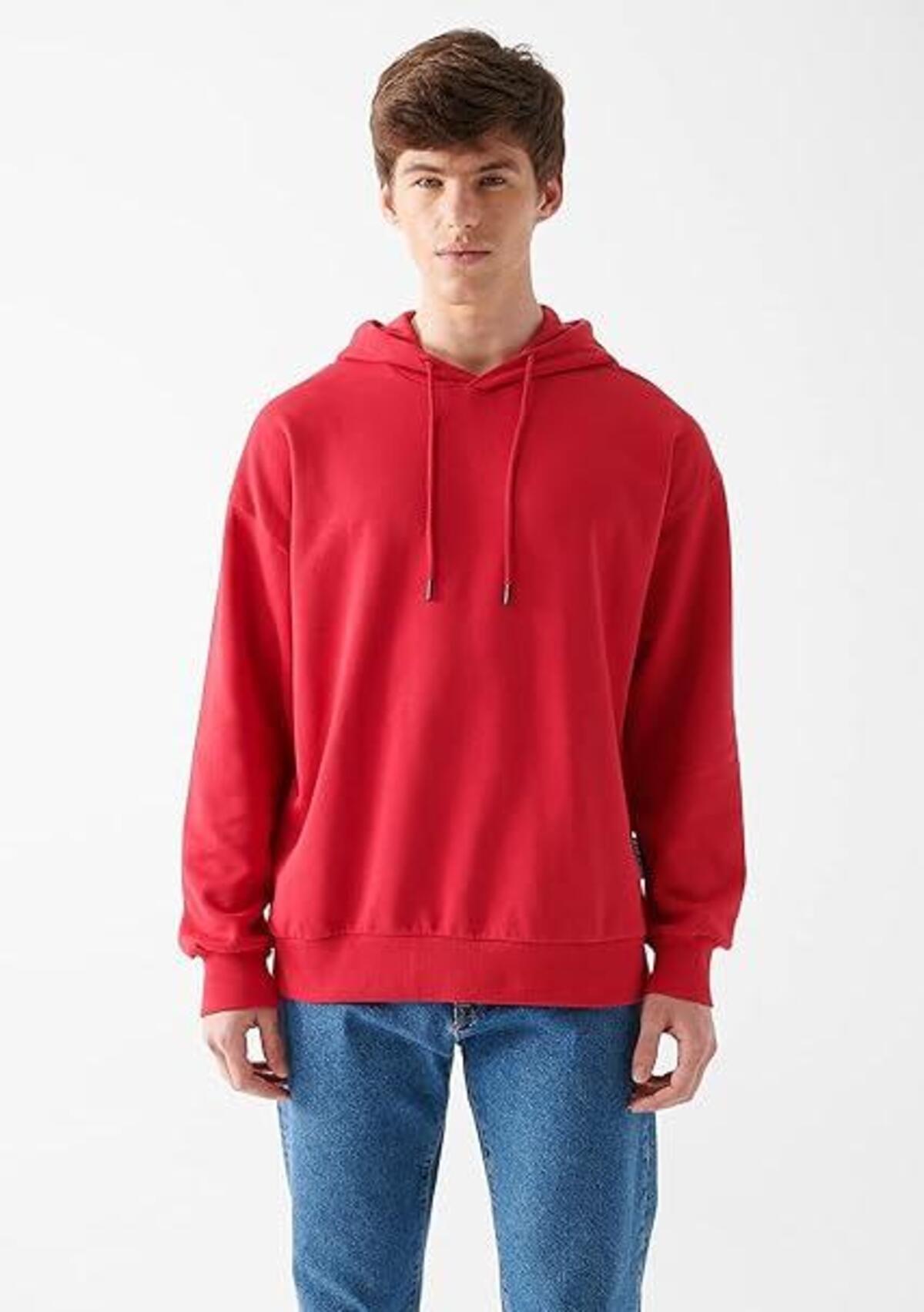 Mavi Sweatshirt M0610062-70468 Kırmızı