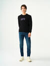 Loft Sweatshirt LF2037697 Siyah-Mor
