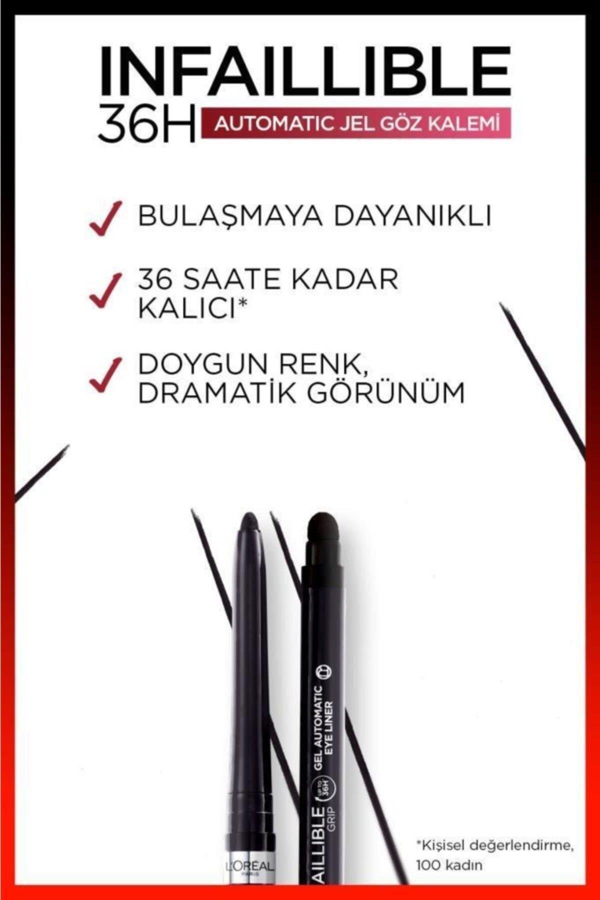 Loreal Paris Eyeliner İnfaillible Gel Auto No:260 İnt.Black
