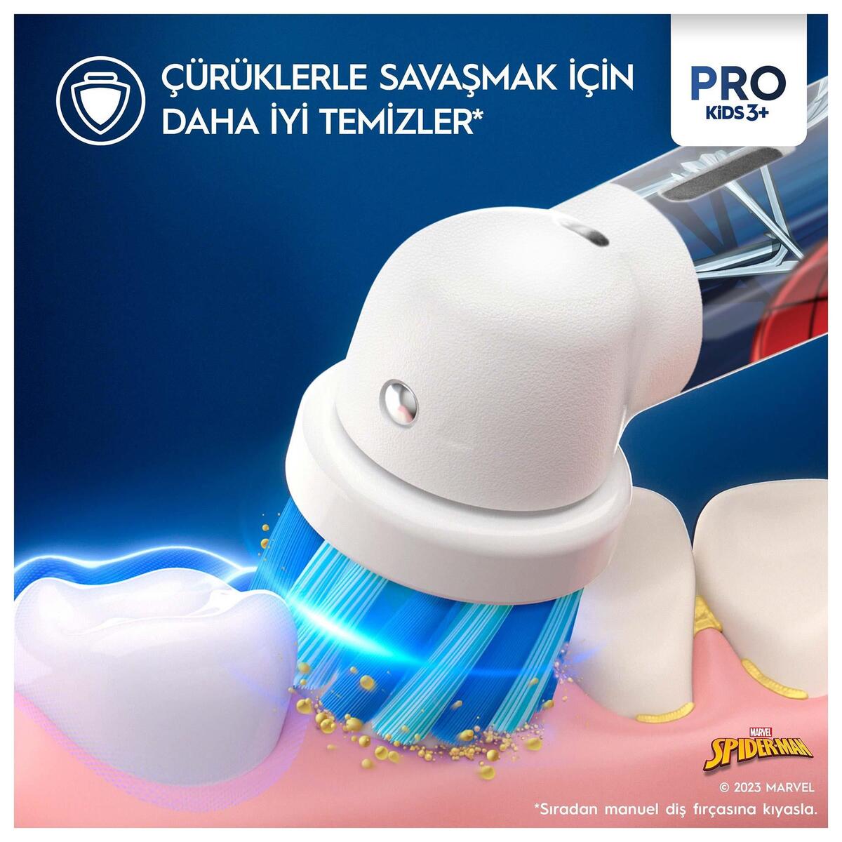 Oral-B Şarjlı Diş Fırçası Vitality Pro Kids Spiderman