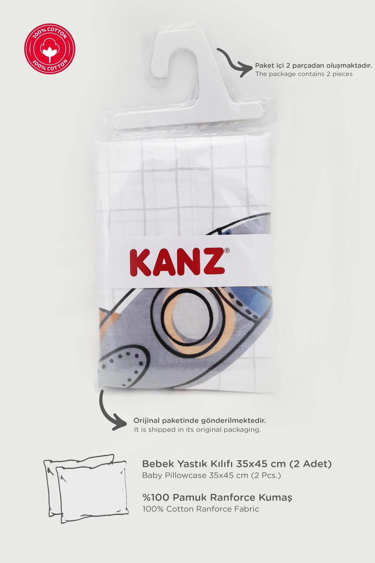 Kanz Yastık Kılıfı Ranforce 2Li (Knz-005) BSpace