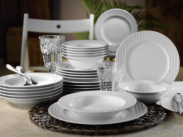 Kütahya Yemek Takımı 24P Ekose Eks24Y200