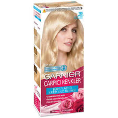 Garnier Saç Boyası Çarpıcı Renkler No:110 Açık Elmas Sarı (Dy)