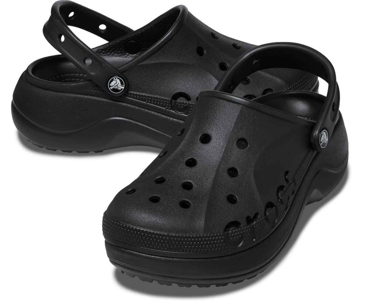 Crocs Baya Platform Clog 208186_001 Black