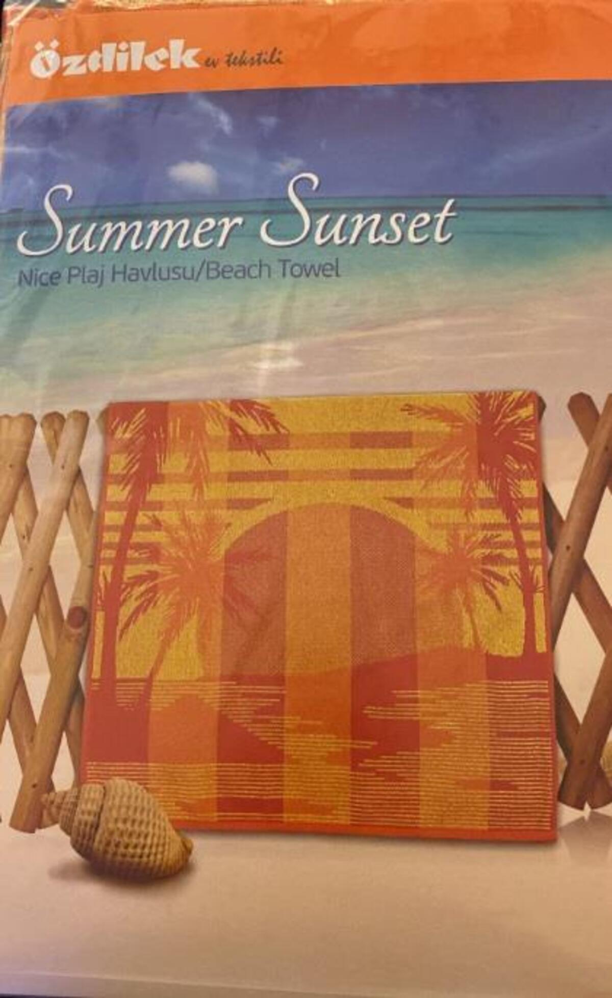 Özdilek Havlu Plaj 70*150 Nice Summer Sunset