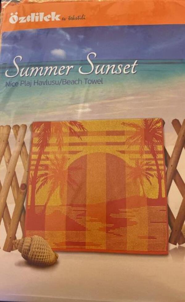 Özdilek Havlu Plaj 70*150 Nice Summer Sunset
