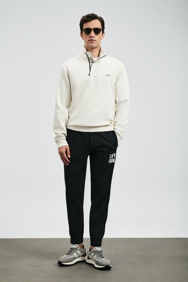 Lufıan Erkek Sweatshirt Wonder 112030185 Ekru